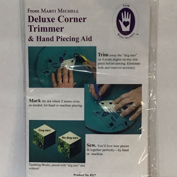 Bundle! NWT Two Wonder Triangles, Deluxe Corner Trimmer hand piecing aid - Picture 4 of 7